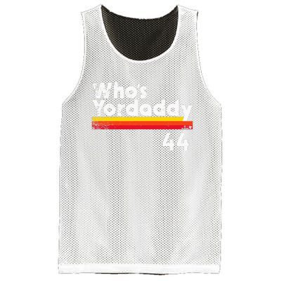 Yordan Alvarez WhoS Yordaddy Houston Baseball Mesh Reversible Basketball Jersey Tank