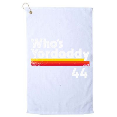 Yordan Alvarez WhoS Yordaddy Houston Baseball Golf Towel