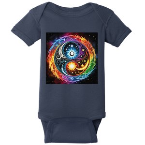 Yin And Yang Effect Baby Bodysuit