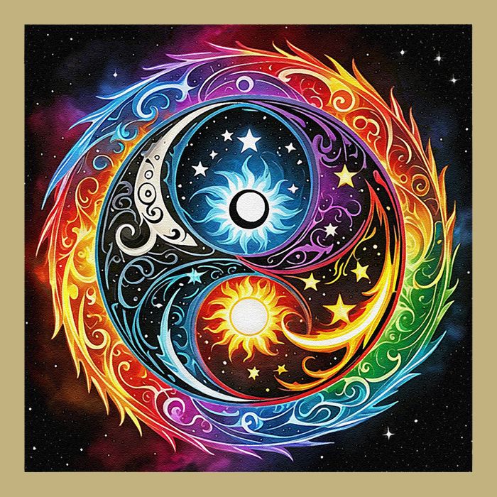Yin And Yang Effect Mousepad