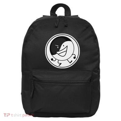 Yin And Yang Black And White Character 16 in Basic Backpack