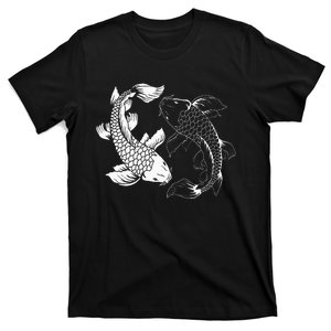 Yin And Yang Japanese Koi Fish T-Shirt