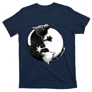 Yin And Yang Cats T-Shirt