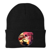 Yin And Yang Japanese Bonsai Trees Seasons Fall Spring Beanie