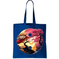 Yin And Yang Japanese Bonsai Trees Seasons Fall Spring Bag