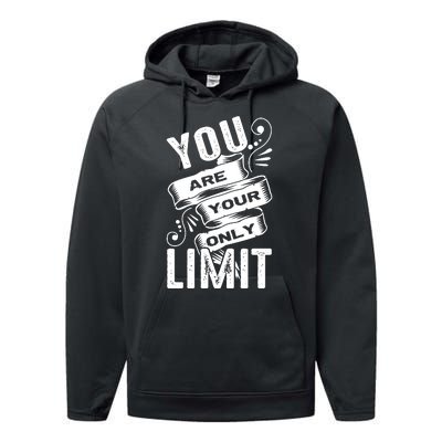 You Are Your Only Limit Performance Fleece Hoodie