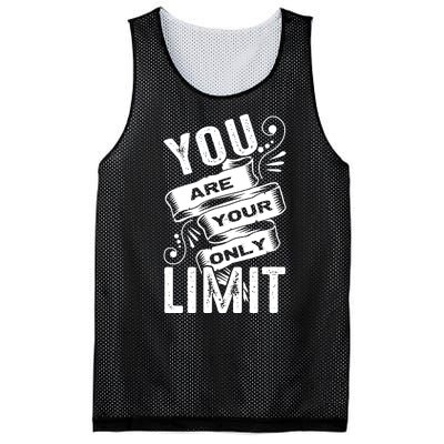 You Are Your Only Limit Mesh Reversible Basketball Jersey Tank