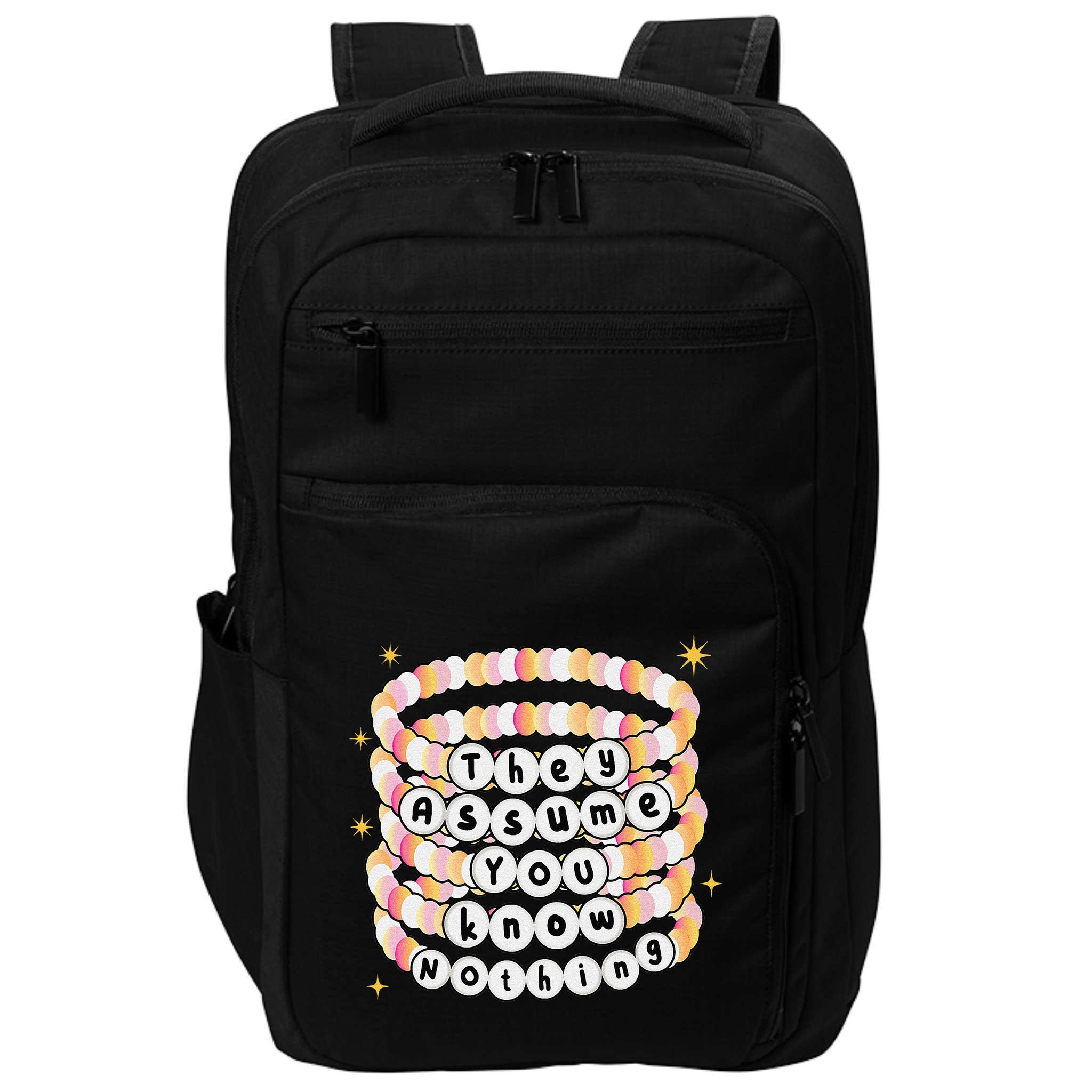 You Are Young And They Assume You Know Nothing Bracelet Impact Tech Backpack