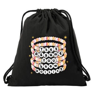 You Are Young And They Assume You Know Nothing Bracelet Drawstring Bag