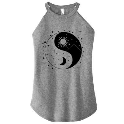 Yin And Yang Cool Gift Women’s Perfect Tri Rocker Tank