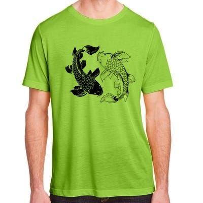 Yin And Yang Japanese Koi Fish Adult ChromaSoft Performance T-Shirt