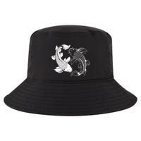 Yin And Yang Japanese Koi Fish Cool Comfort Performance Bucket Hat