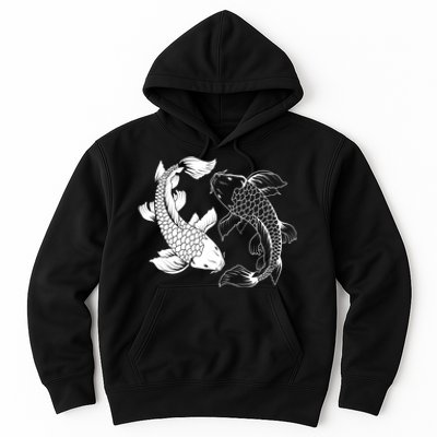 Yin And Yang Japanese Koi Fish Hoodie