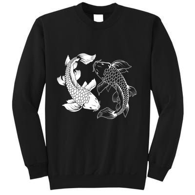 Yin And Yang Japanese Koi Fish Sweatshirt