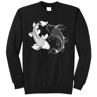 Yin And Yang Japanese Koi Fish Sweatshirt