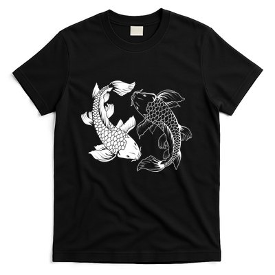 Yin And Yang Japanese Koi Fish T-Shirt