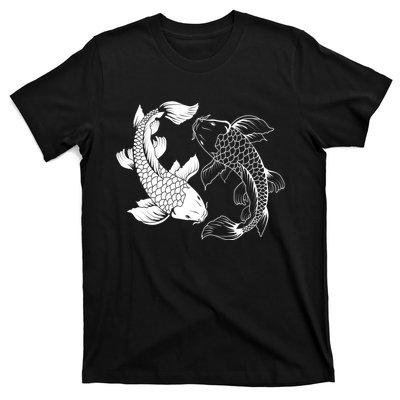 Yin And Yang Japanese Koi Fish T-Shirt