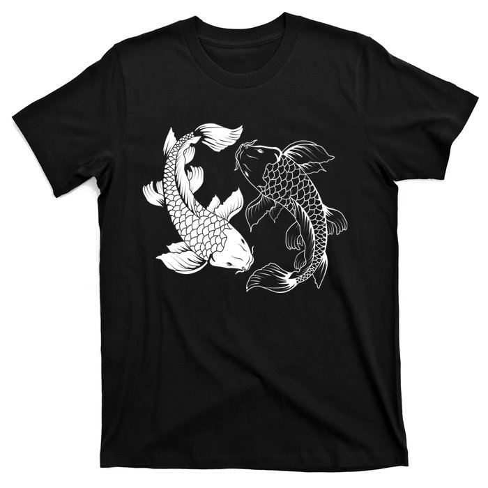 Yin And Yang Japanese Koi Fish T-Shirt