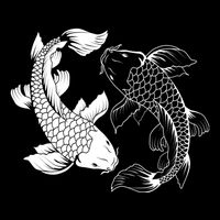 Yin And Yang Japanese Koi Fish Bucket Hat