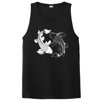 Yin And Yang Japanese Koi Fish PosiCharge Competitor Tank