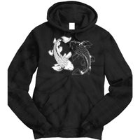 Yin And Yang Japanese Koi Fish Tie Dye Hoodie