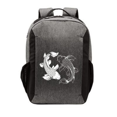 Yin And Yang Japanese Koi Fish Vector Backpack