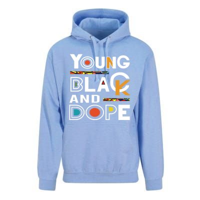 Young Black And Dope Black History Month African Pride Gift Unisex Surf Hoodie