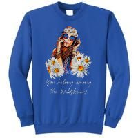 You Belong Among The Wildflowers Hippie Daisy Flower Sweatshirt