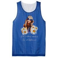 You Belong Among The Wildflowers Hippie Daisy Flower Mesh Reversible Basketball Jersey Tank