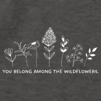 You Belong Among The Wildflowers Vector Backpack