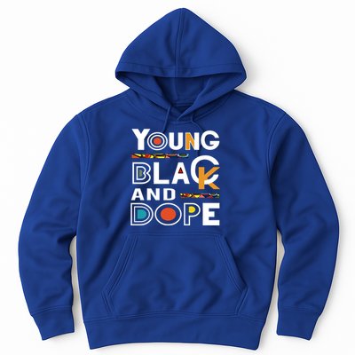 Young Black And Dope Black History Month African Pride Gift Hoodie