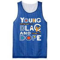 Young Black And Dope Black History Month African Pride Gift Mesh Reversible Basketball Jersey Tank