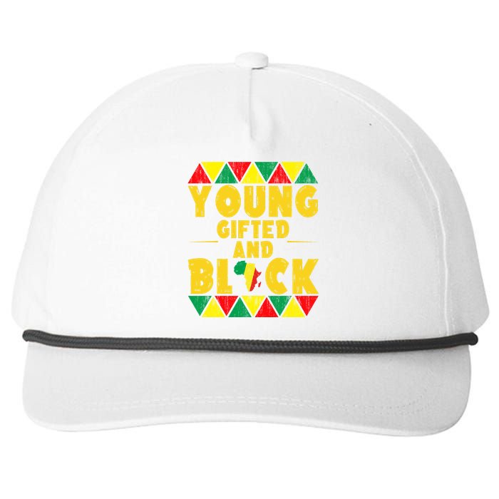 Young Black And Gifted Snapback Five-Panel Rope Hat