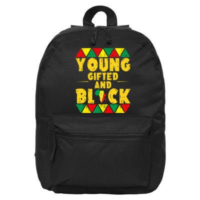 Young Black And Gifted 16 in Basic Backpack