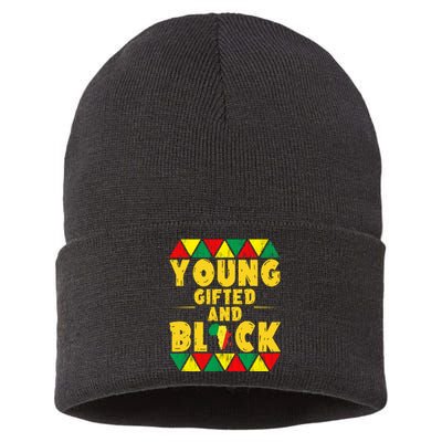 Young Black And Gifted Sustainable Knit Beanie