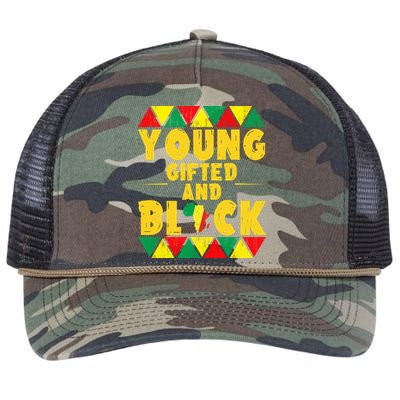 Young Black And Gifted Retro Rope Trucker Hat Cap