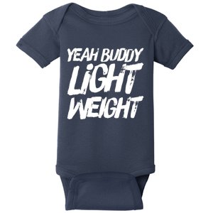 Yeah Buddy Bodybuilding Training Gym Fitness Baby Bodysuit