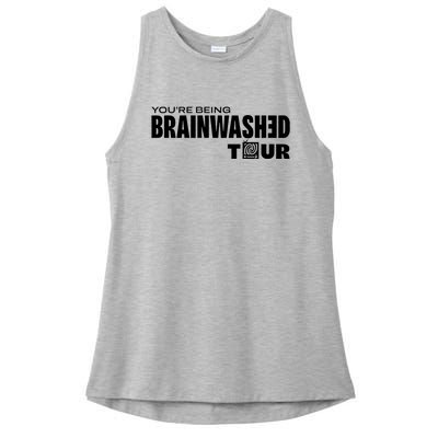 YouRe Being Brainwashed Ladies PosiCharge Tri-Blend Wicking Tank