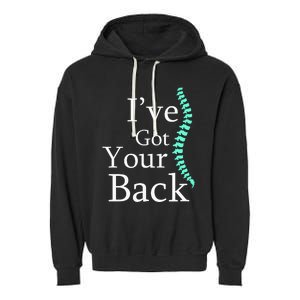 Your Back Chiropractor Gift Garment-Dyed Fleece Hoodie