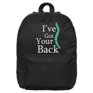 Your Back Chiropractor Gift 16 in Basic Backpack