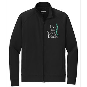 Your Back Chiropractor Gift Stretch Full-Zip Cadet Jacket