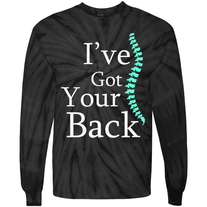 Your Back Chiropractor Gift Tie-Dye Long Sleeve Shirt