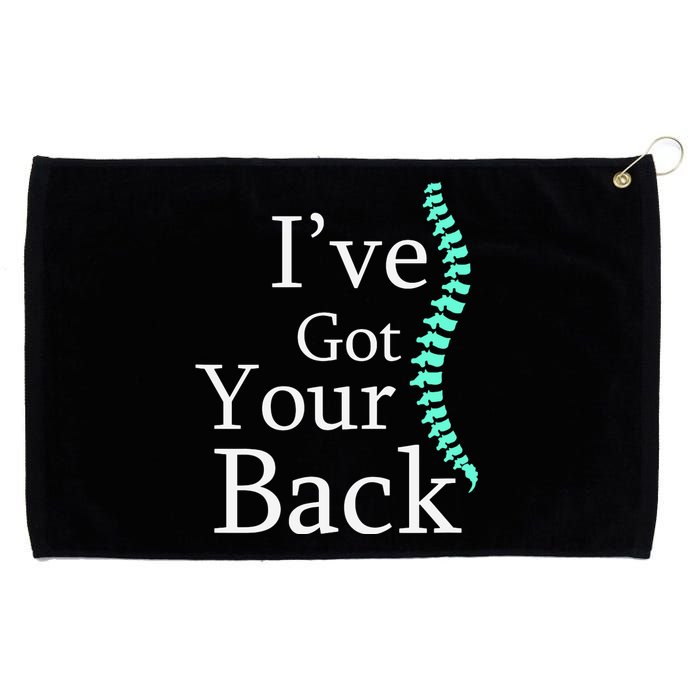 Your Back Chiropractor Gift Grommeted Golf Towel