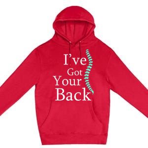 Your Back Chiropractor Gift Premium Pullover Hoodie