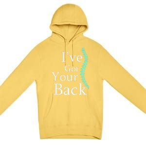 Your Back Chiropractor Gift Premium Pullover Hoodie