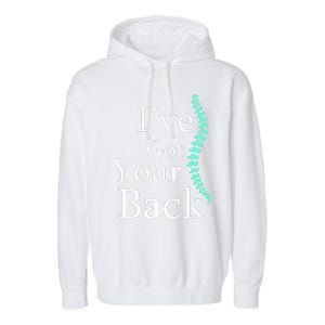 Your Back Chiropractor Gift Garment-Dyed Fleece Hoodie