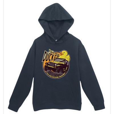 YouVe Been Ducked! Duck Off Road Vehicle Mallard Urban Pullover Hoodie