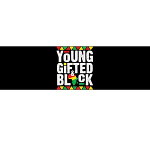 Young Black Dashiki African Pride History Month Magic Bumper Sticker