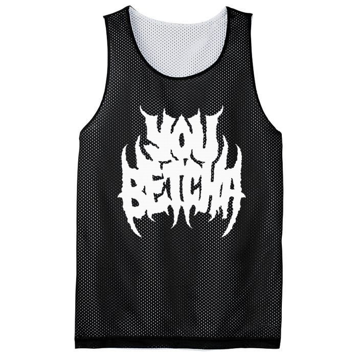 You Betcha Death Metal Mesh Reversible Basketball Jersey Tank