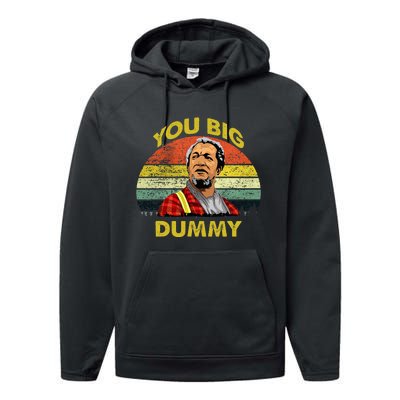 You Big Dummy Vintage 80s Son In Sanford City Performance Fleece Hoodie